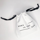 Gingham light blue padded Headband - Born In The Sun