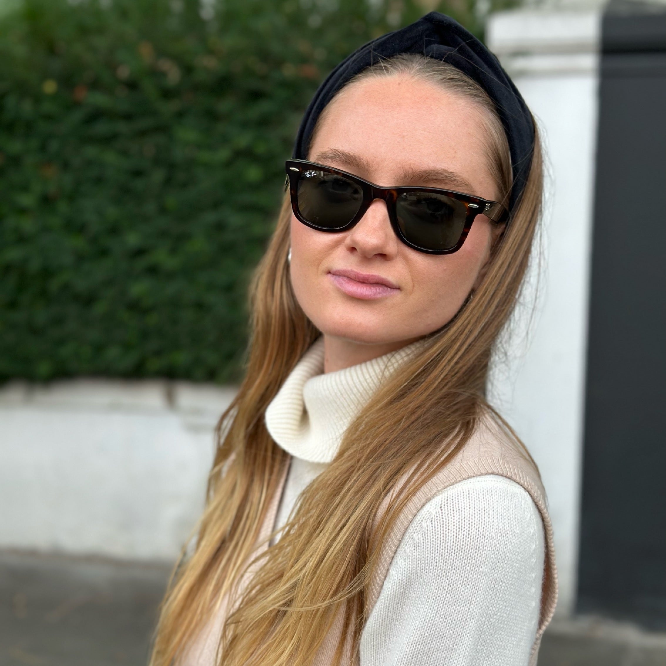 Luxurious Black Velvet Loop Headband Wider & More Comfortable