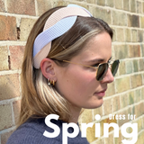 Waffle Scalloped peach shape Headband - Born In The Sun