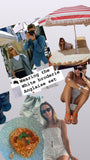 White Capri set top and shorts M\L - Born In The Sun