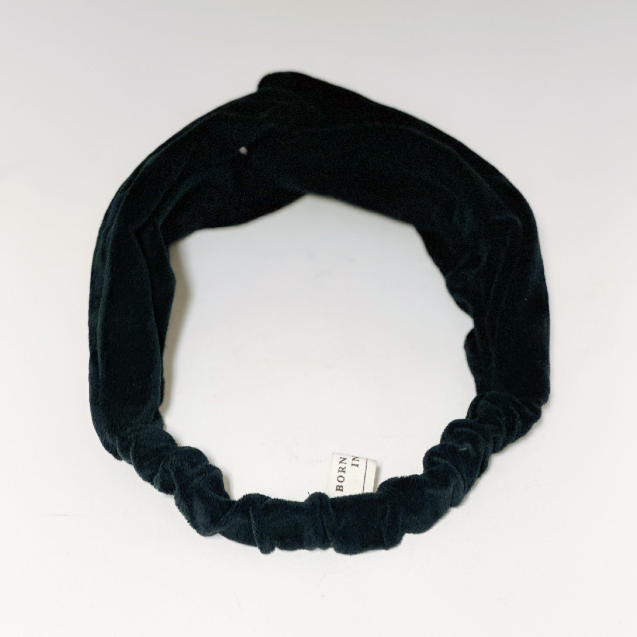 Luxurious Black Velvet Loop Headband Wider & More Comfortable