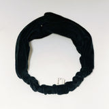 Luxurious Black Velvet Loop Headband Wider & More Comfortable