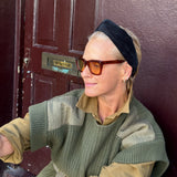 Luxurious Black Velvet Loop Headband Wider & More Comfortable