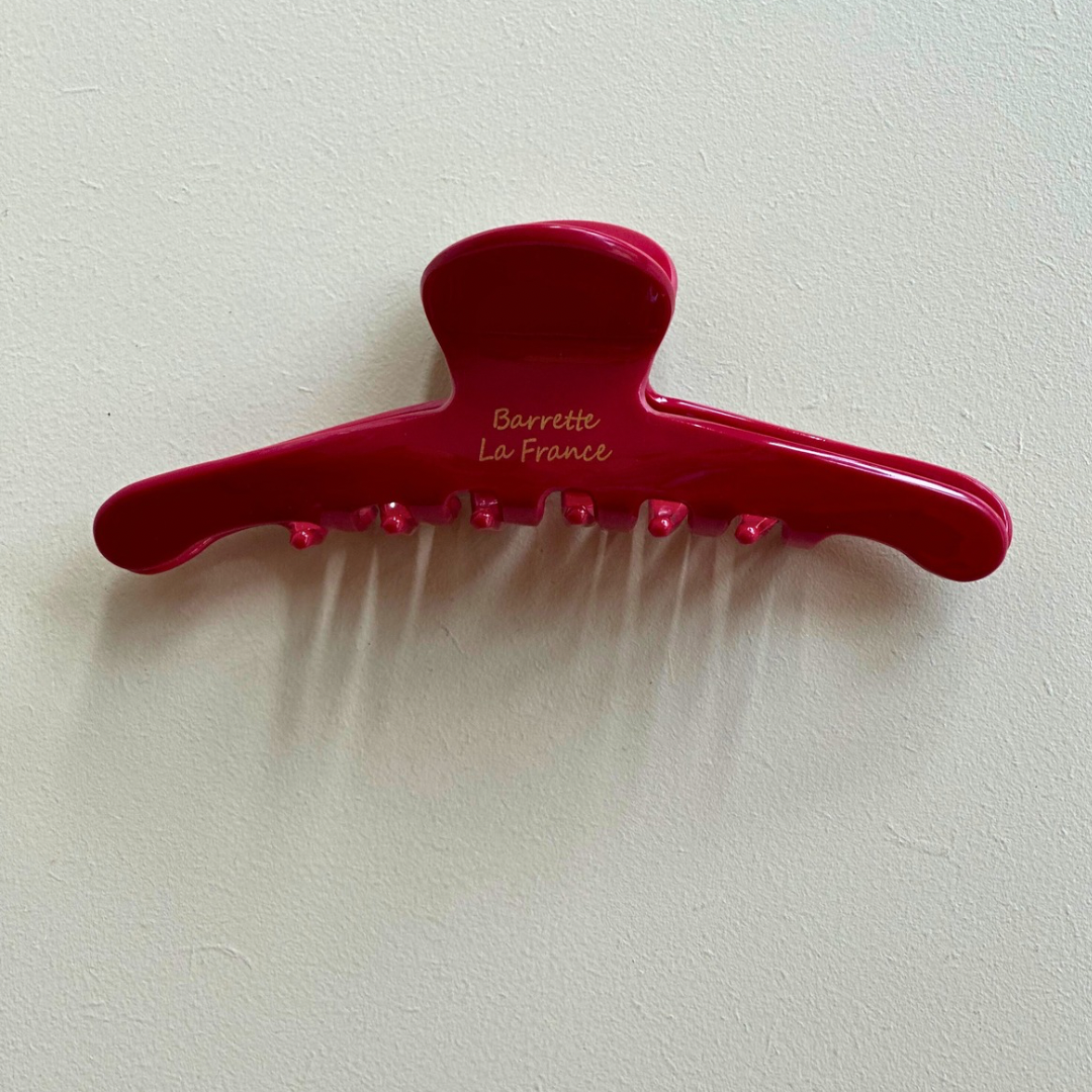 Red long claw Hair Clip Fastener