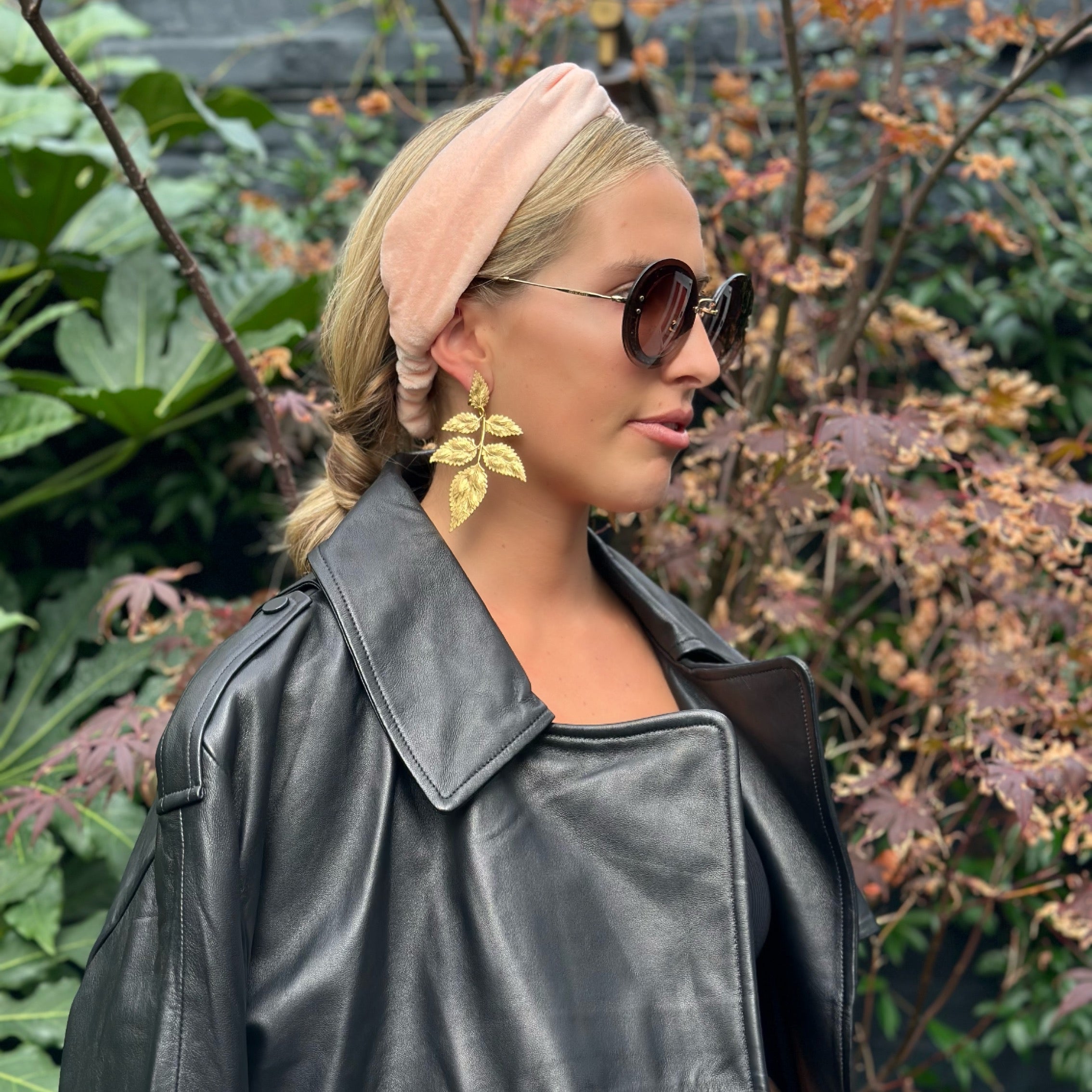Luxurious Pink Velvet Loop Headband Wider & More Comfortable