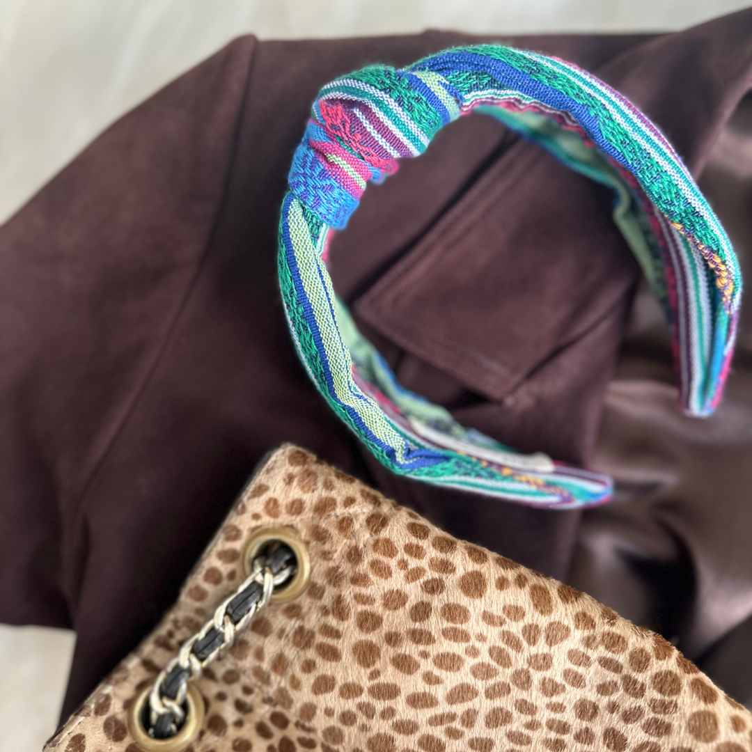 Navajo Fabric Knotted Headband – Born in the Sun - Born In The Sun