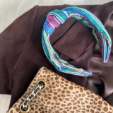 Navajo Fabric Knotted Headband – Born in the Sun - Born In The Sun