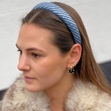 Dark denim sequin headband - Born In The Sun