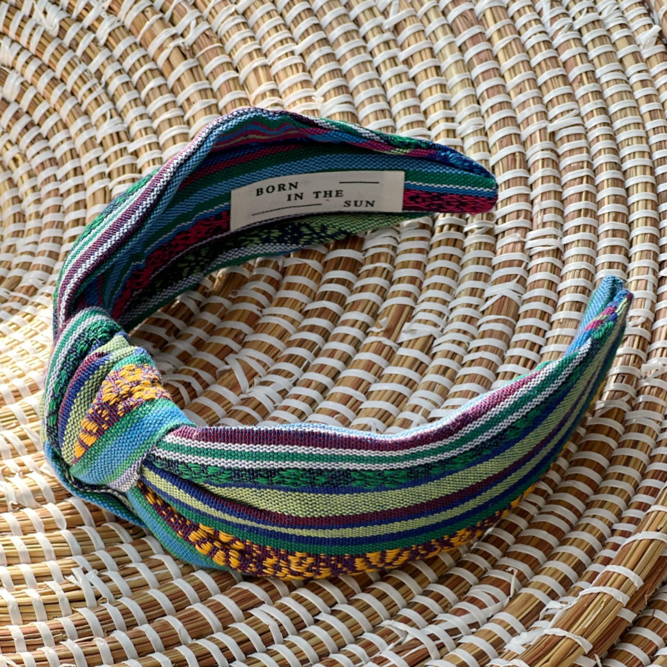 Batik Knotted Headband - Born In The Sun