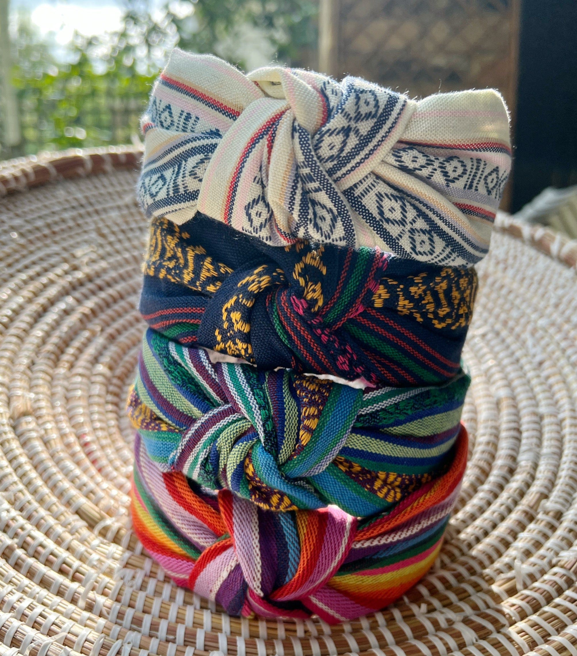 Batik Knotted Headband - Born In The Sun