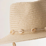Raffia shell hat - Born In The Sun