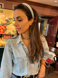 Dark denim sequin headband - Born In The Sun