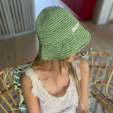 Green crochet hat - Born In The Sun