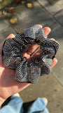 Silver crystal scrunchie - Born In The Sun