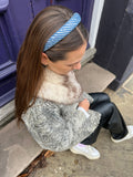 Dark denim sequin headband - Born In The Sun