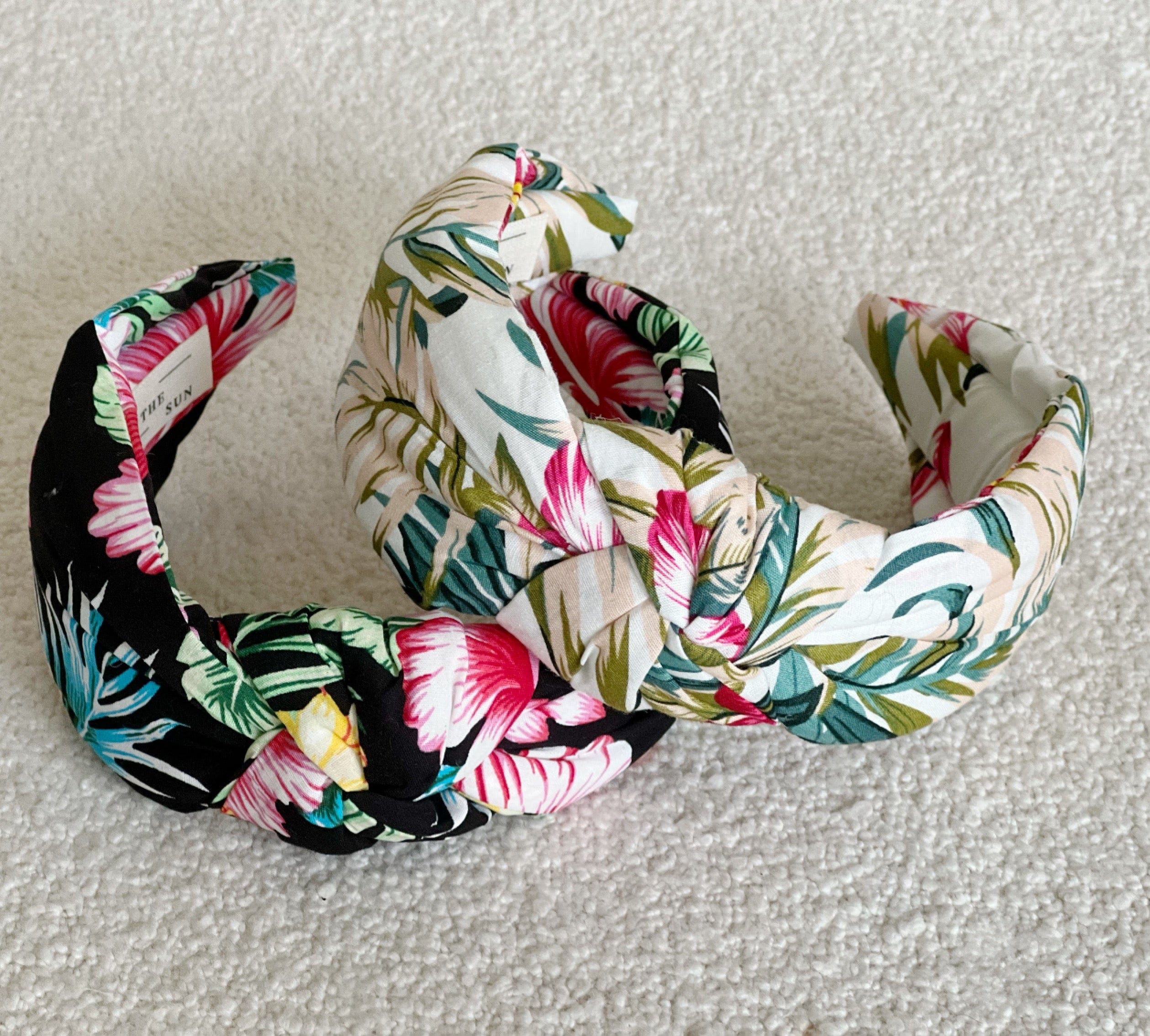Hawaii white knotted headband - Born In The Sun