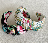 Hawaii white knotted headband - Born In The Sun