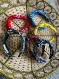 Bandana Navy Knotted Headband - Born In The Sun