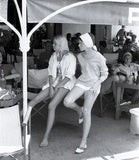 White Capri set top and shorts M\L - Born In The Sun