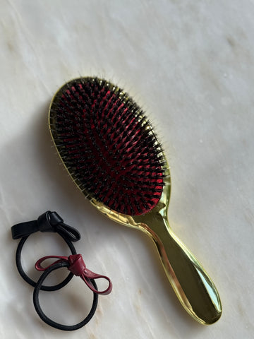 Hairbrush gold