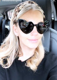 Silk Beige Leopard Classic Signature Shape Headband - Born In The Sun