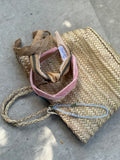 Scalloped Pink Velvet Headband - Luxurious Elegance for Every Day