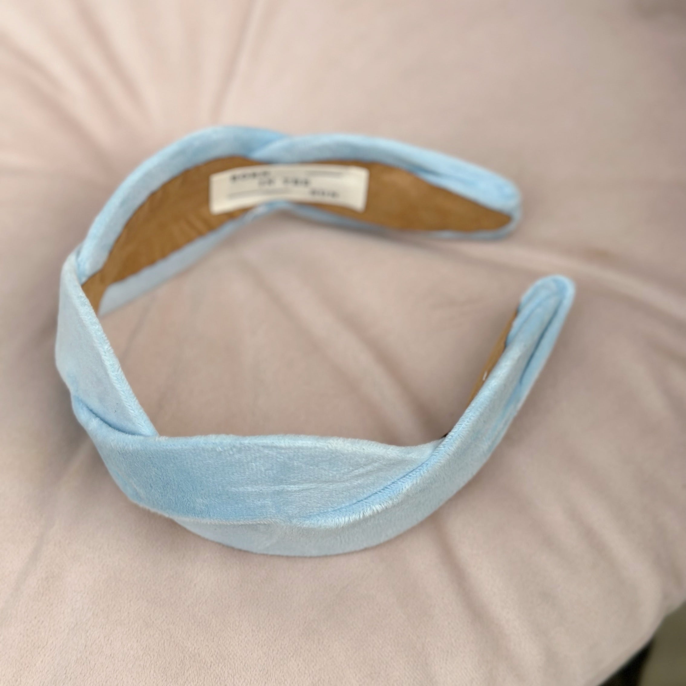 Blue velvet Scalloped shape Headband