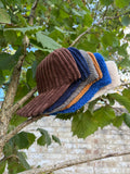 Corduroy hat chocolate brown