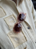 Monaco Light frame Sunglasses