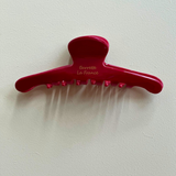 Red long claw Hair Clip Fastener