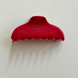 Red clutch claw Hair Clip Fastener