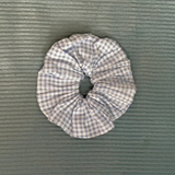 Classic gingham Scrunchie hair tie