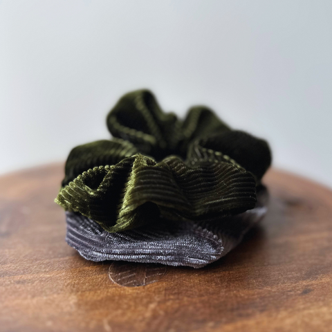 Grey scrunchie set Pack of 2