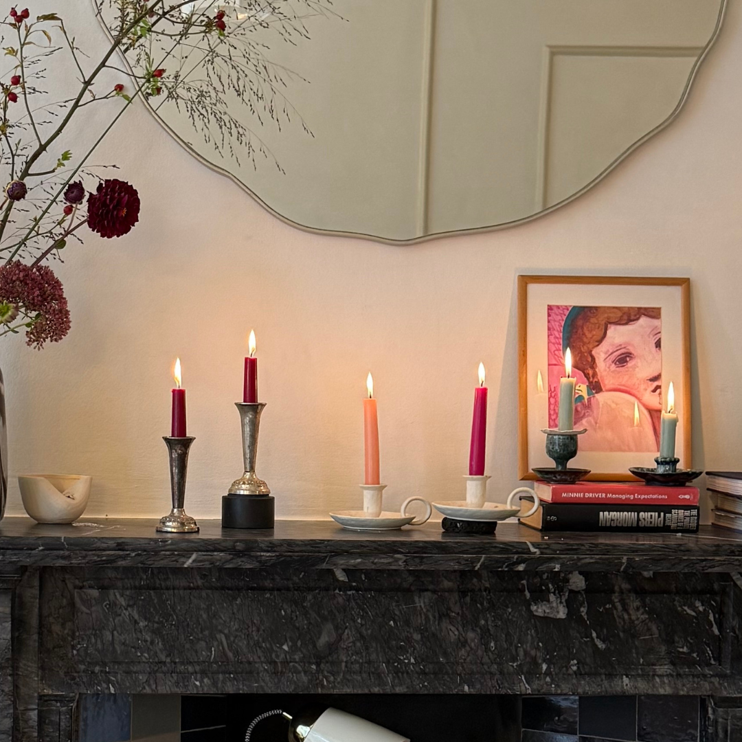 Two Silver Candle holders