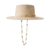 Raffia shell hat - Born In The Sun