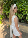 Wedding off white bow ribbon Headband - Born In The Sun