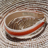White and orange raffia Headband - Born In The Sun