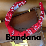 Bandana Red knotted headband - Born In The Sun