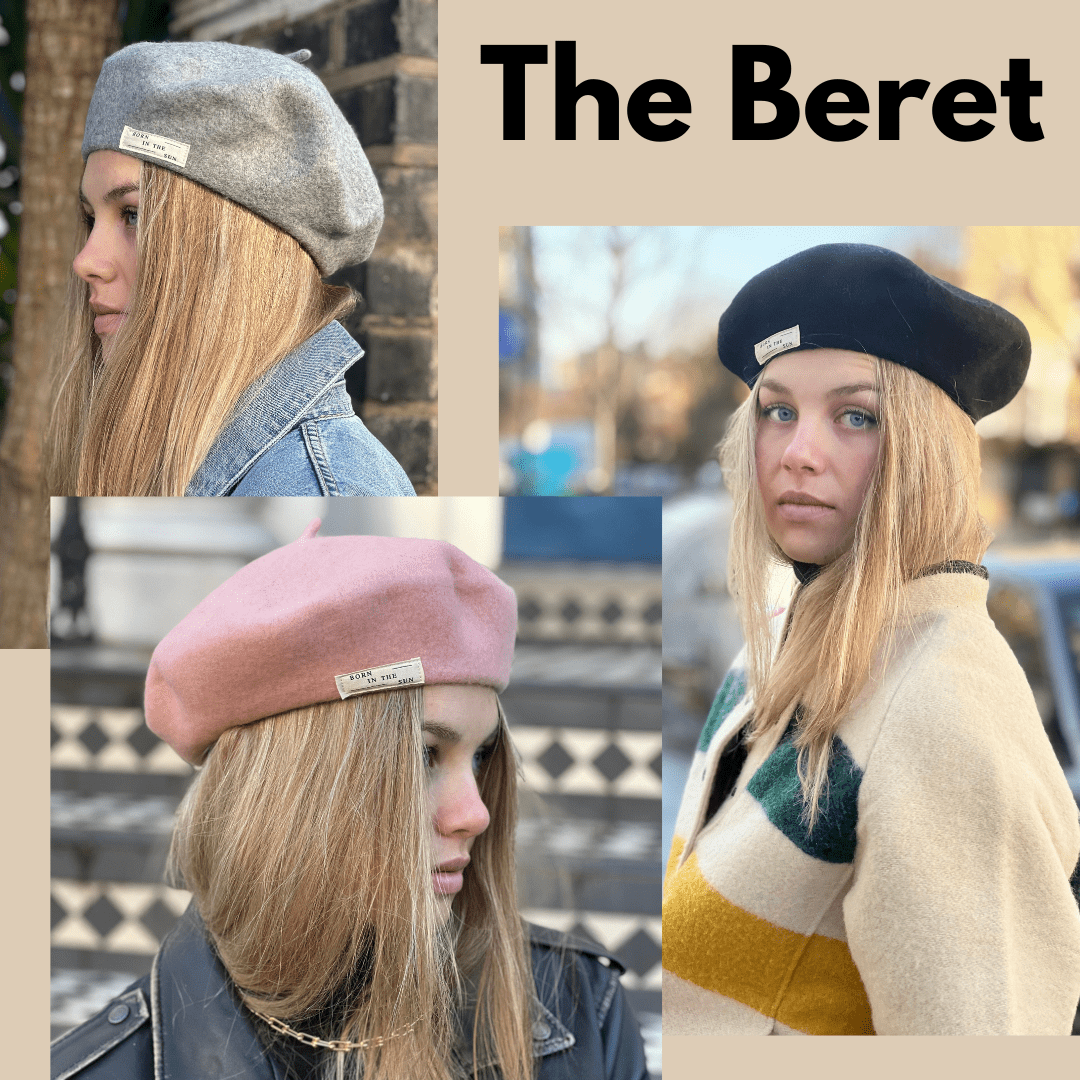 Beret hat pink - Born In The Sun