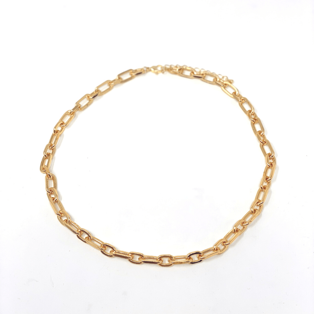Gold link Chain Necklace - Born In The Sun