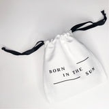 Beige Faux Leather Scrunchie - Born In The Sun
