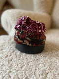 Bandana Burgundy Knotted Headband - Born In The Sun