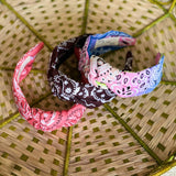 Bandana rainbow knotted headband - Born In The Sun