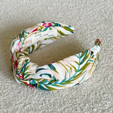 Hawaii white knotted headband - Born In The Sun