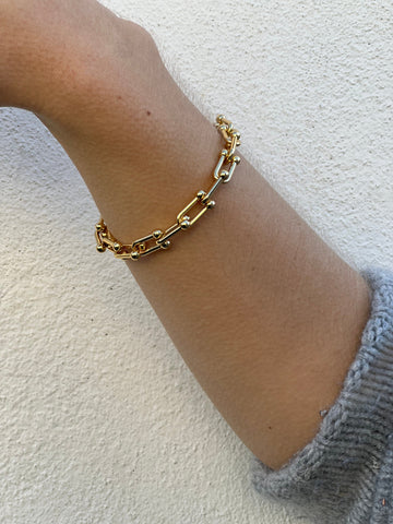 Gold Tee chain bracelet - Born In The Sun