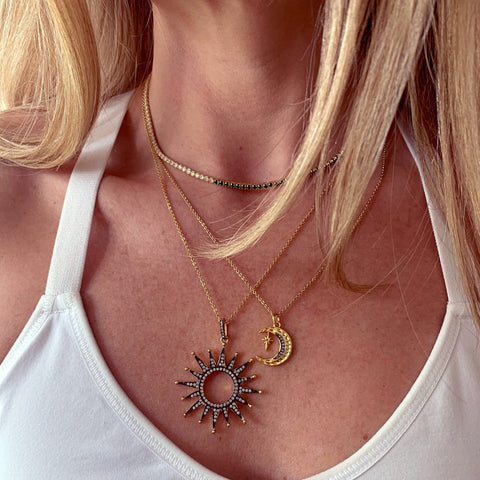 Good vibes only necklace - Born In The Sun