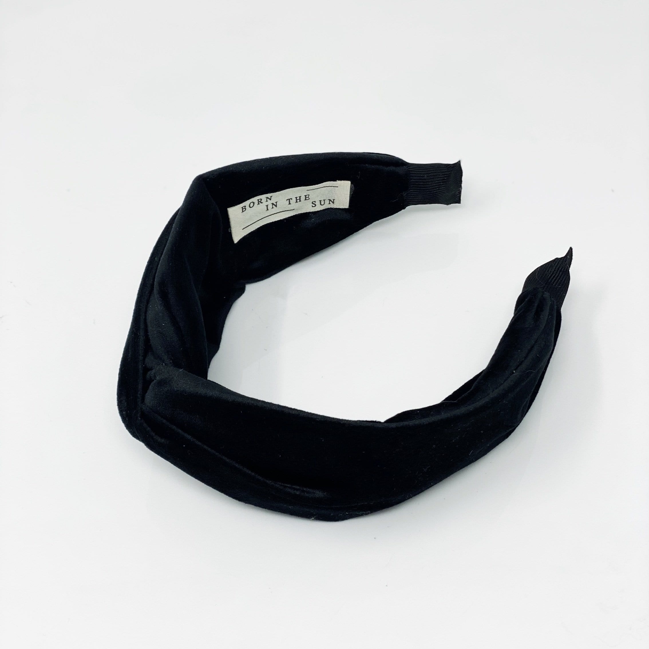 Velvet Classic Black Signature Shape Headband - Born In The Sun