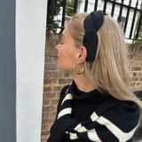 Black velvet Scalloped shape Headband - Born In The Sun